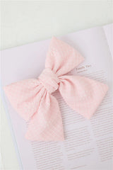 Pretty Girl Bow Hair Clip Pink