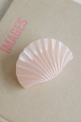 Pearl Seashell Claw Clip Pink