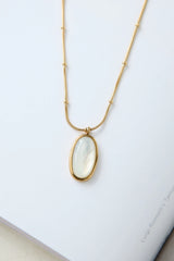 Opal Necklace Gold