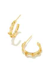Beatrix Small Hoop Earrings Gold