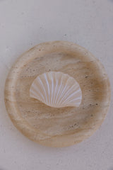 Pearl Seashell Claw Clip White