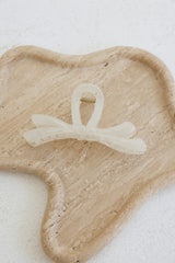 Shine On Claw Clip White