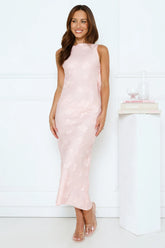Secret Garden Affair Midi Dress Pink
