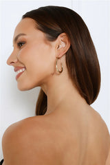 Taurus Style Earrings Gold
