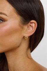 Evening Wear Earrings Gold