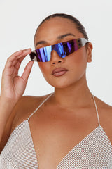 Riptide Oval Sunglasses Purple