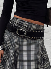 Spheres Stud Belt Black