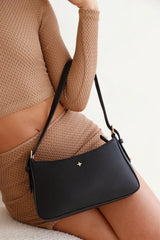 Lilu Bag Black Pebble Gold