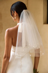 Love In Bloom Veil White