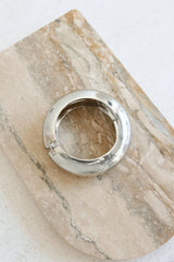 Stack Style Bangle Silver
