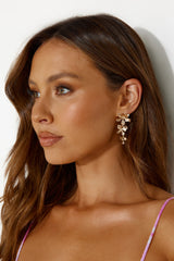 She's Blooming Earrings Gold