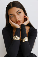 Stephanie Bangle Gold