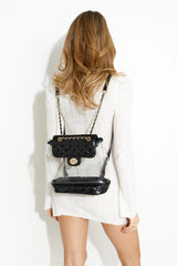 BILLINI Cassie Backpack Black Clear