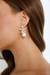 Plated Sunlit Siren Earrings Gold