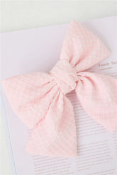 Pretty Girl Bow Hair Clip Pink