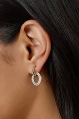 Diamond Love Earrings Gold