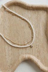 Plated More Than Pearls Necklace Gold