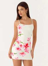 Zabrina Mini Dress - Ivory Reef