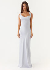 Zandie Maxi Dress - Misty Blue