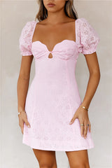 Strawberry Smoothie Mini Dress Pink