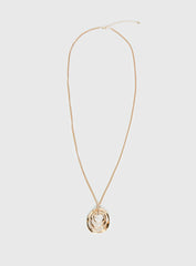Sonrisa Long Pendant Necklace Gold