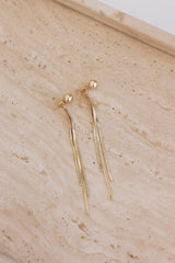 Girl To Girl Earrings Gold