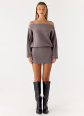 Ravyn Mini Dress - Grey