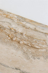 Plated Rain Blooms Earrings Gold