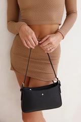 Lilu Bag Black Pebble Gold