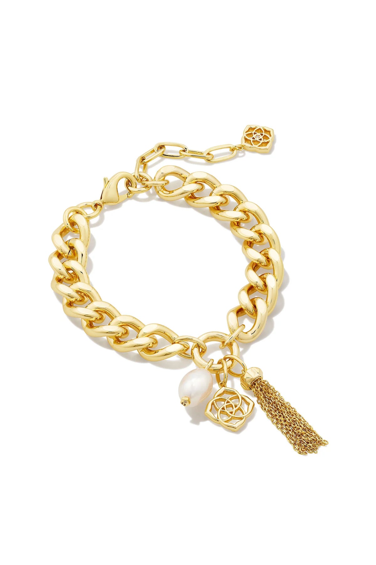 Everleigh Gold Chain Bracelet Freshwater Cultured Pearl