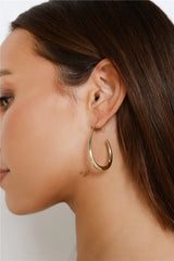Taurus Style Earrings Gold