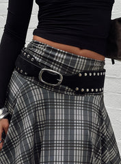 Spheres Stud Belt Black