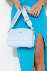 PETA + JAIN Flo Bag Blue Nylon Gold