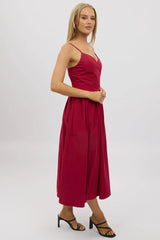 Red Maxi Dress Singlet