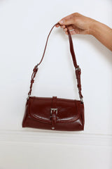 Gemma Bag Cherry Crinkle Silver