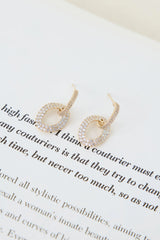 Diamond Love Earrings Gold