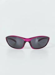Rave On Sunglasses Burgundy