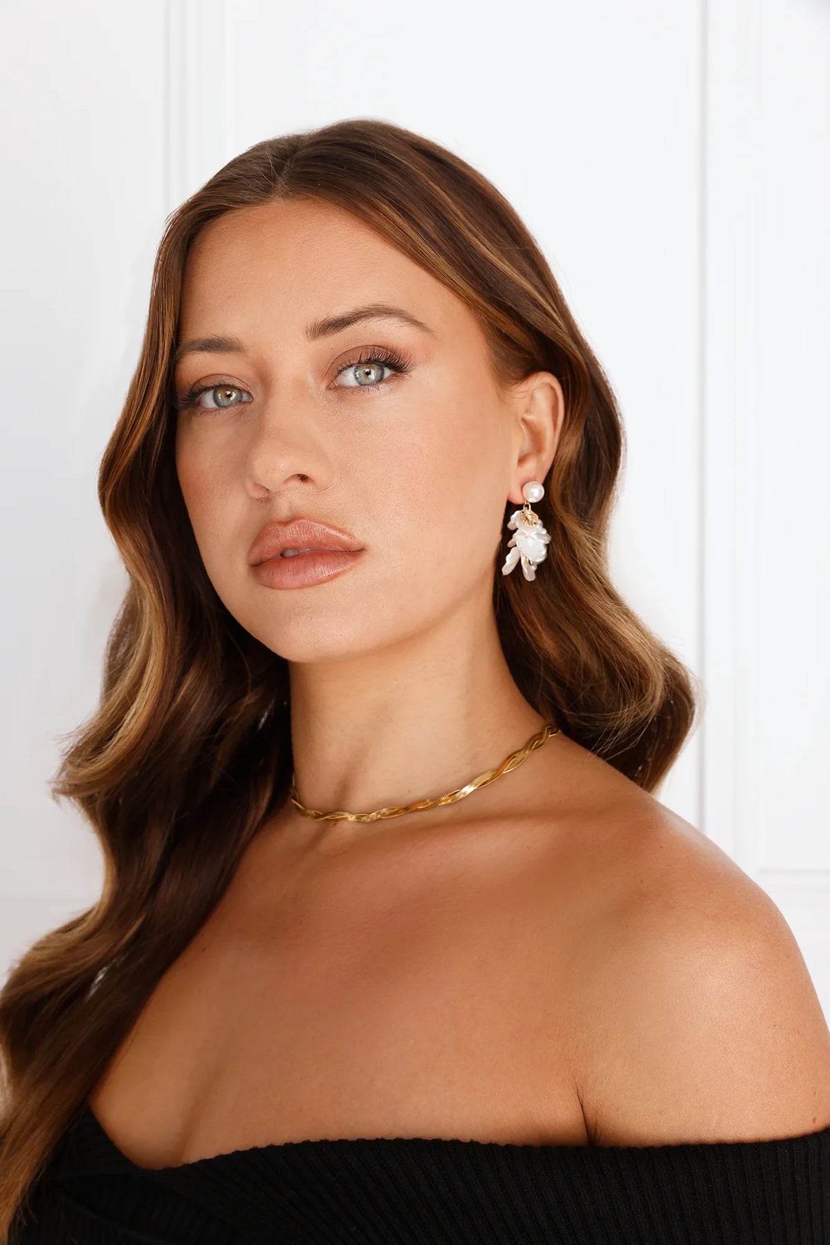 Purely Accessorised Earrings Gold