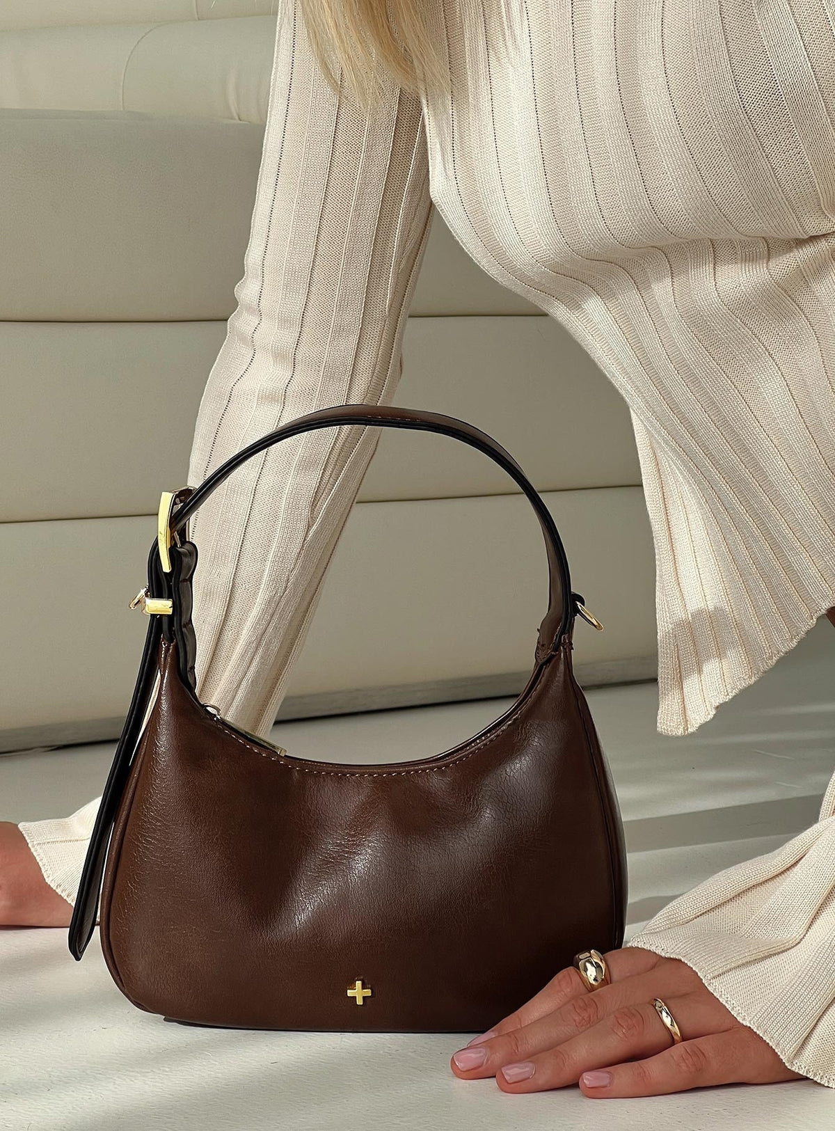 Gigi Shoulder Bag Chocolate