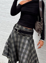 Spheres Stud Belt Black