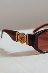 Heartfelt Square Sunglasses Brown