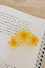 Wildflower Hold Claw Clip Yellow