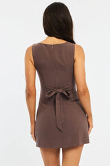 Brown Bodycon Dress Mini